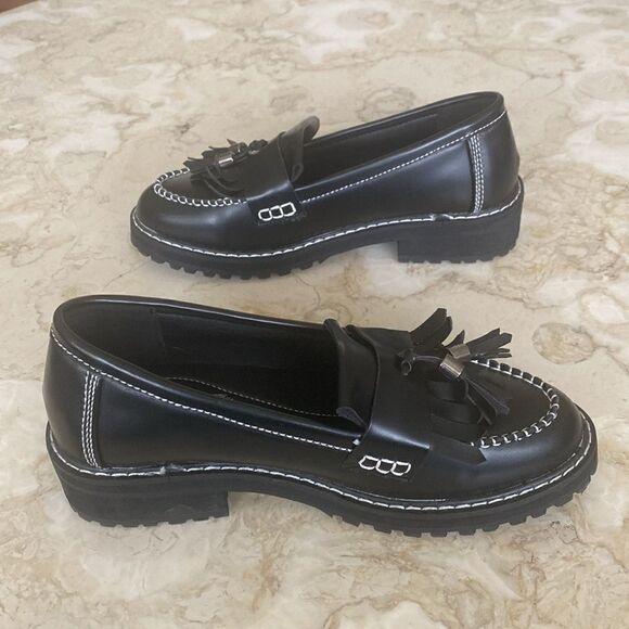 Seven7 Tassel Faux Leather Loafers - Picture 8 of 12